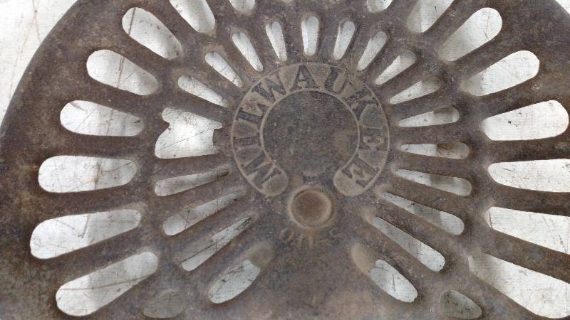 Vintage Cast Iron Tractor Seat...