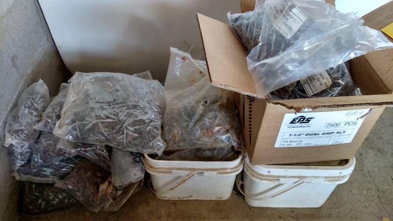 Approx. 13000 Brown Screws...