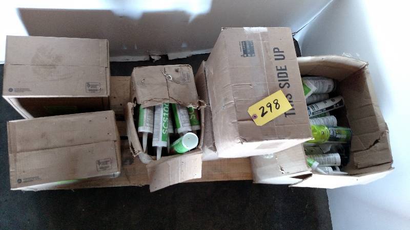 Asstd White Silicone Caulk...