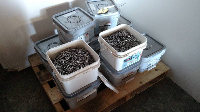 Approx. (10) Pails 1 34 Stainless...