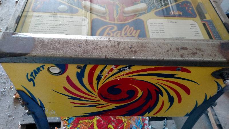 lot 462 image: Midway Fireball Pinball Machine, ...