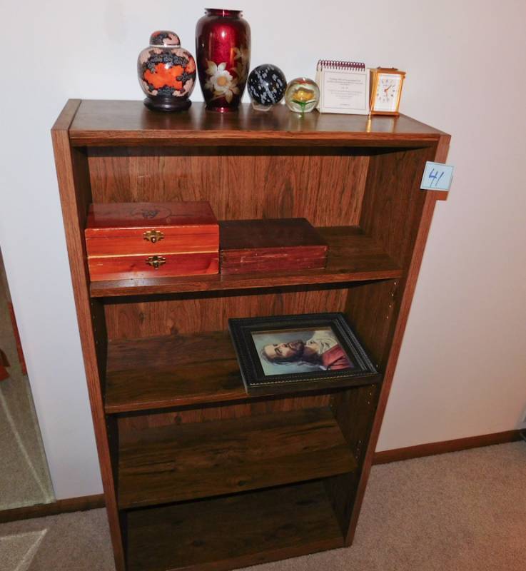 lot 41 image: Bookshelf