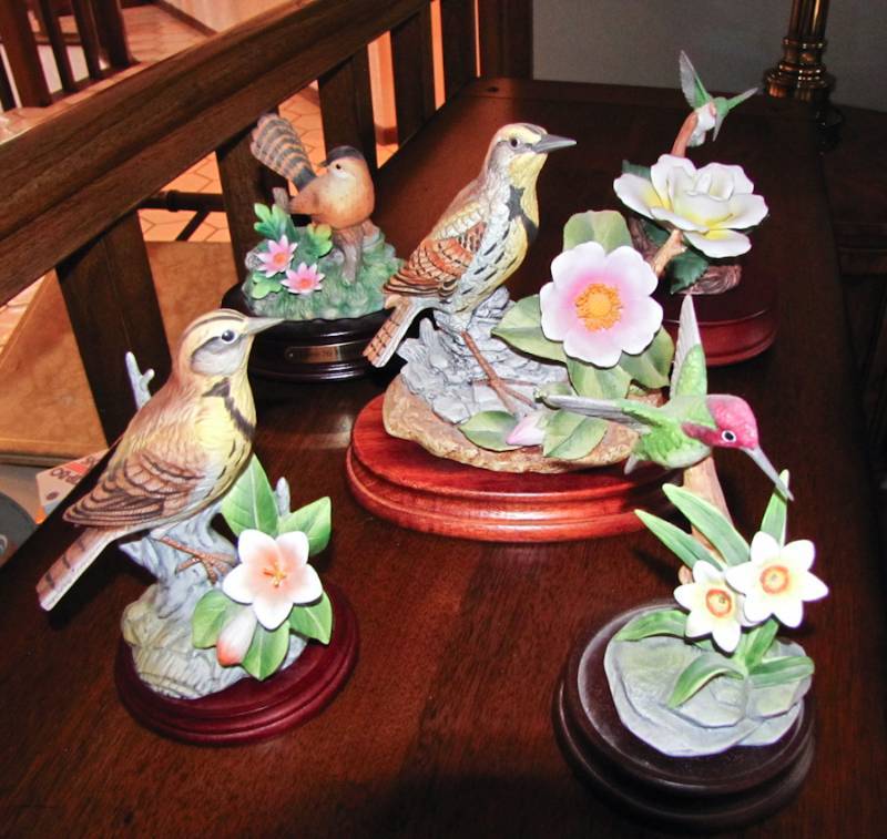 lot 161 image: ceramic bird lot some are musical see photos