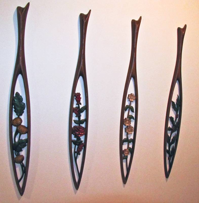 lot 170 image: Vintage mid century modern wall art by Sexton