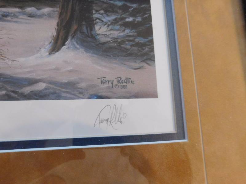 lot 278 image: The Sharing Season II Hand Signed open edition Terry Redlin