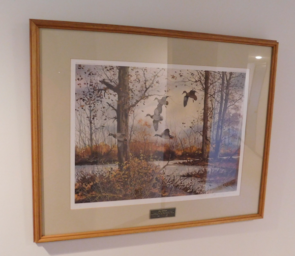 lot 388 image: Print by David Hagerbaumer very nicely framed please see photos