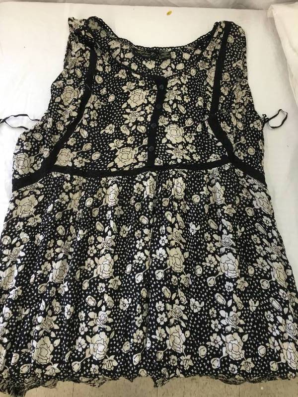 Lola P Womens Crinkle Dress retail $60 size 1x
