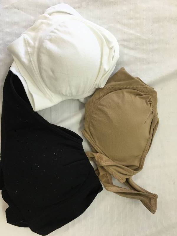 Genie Bra 3-pk. - Black, Nude, White medium