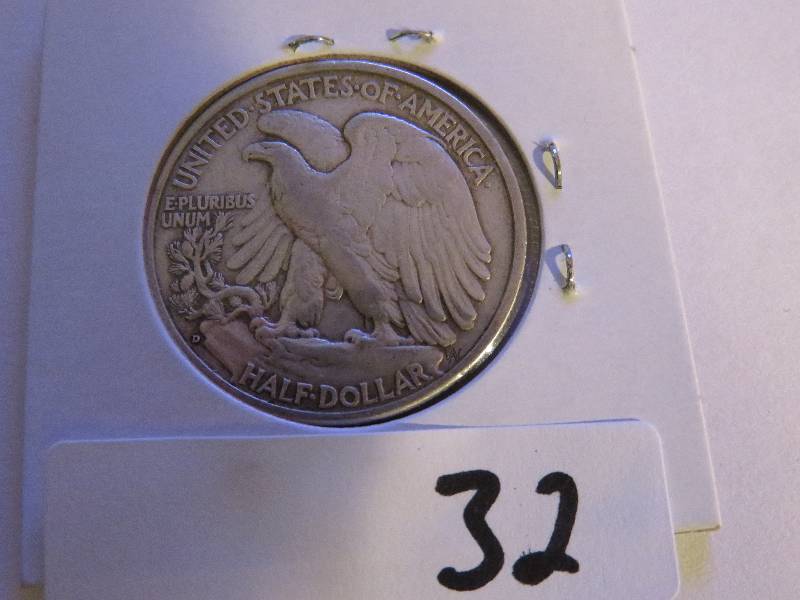 1939-D Walking Liberty Half Dollar