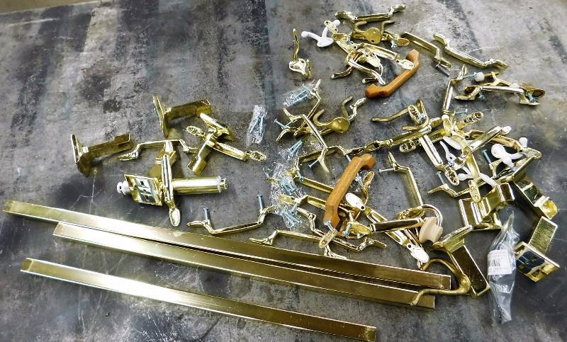 Lot of Misc Brass Hardware
