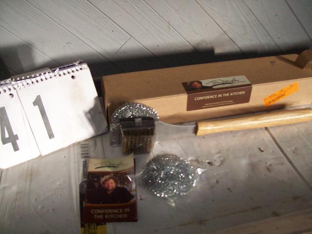 Tom Douglas Stainless Steel BBQ 4 in 1 Brush And Scraper With Extra Brush, In Box