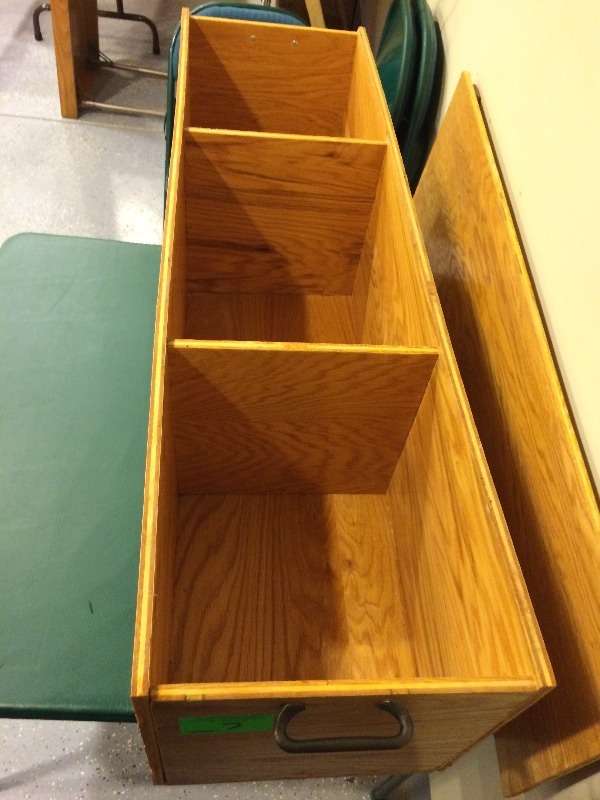 Hand Crafted Wood Storage Unit  Super Nice Piece - 45 long x 13 wide x 13 high