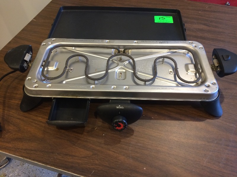 Rival Electric Griddle - Works Fine