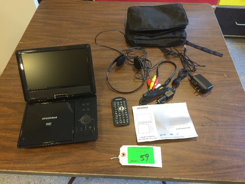 Sylvania Portable DVD Player - works fine