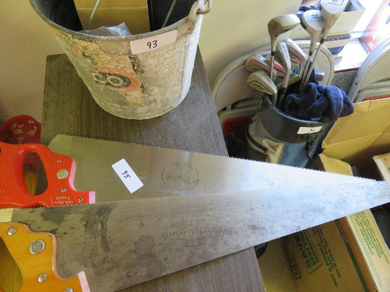 Two wood saws