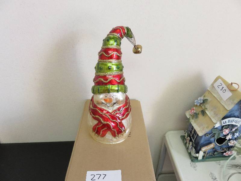 Antique snowman decoration