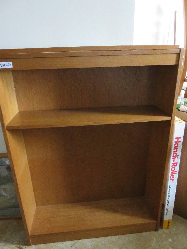 wood bookcase