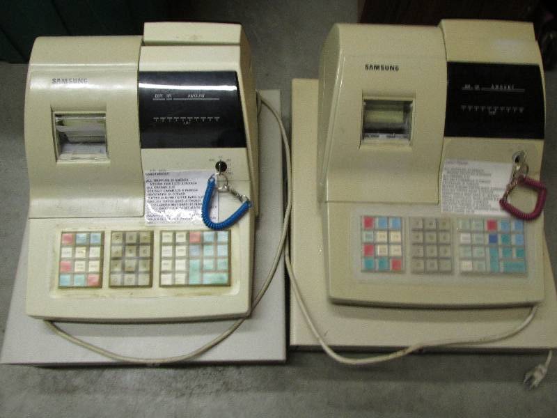 lot 13 image: lot of 2 cash registers ...