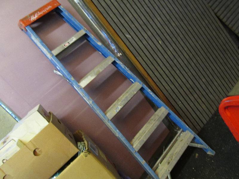 lot 30 image: folding step ladder ...