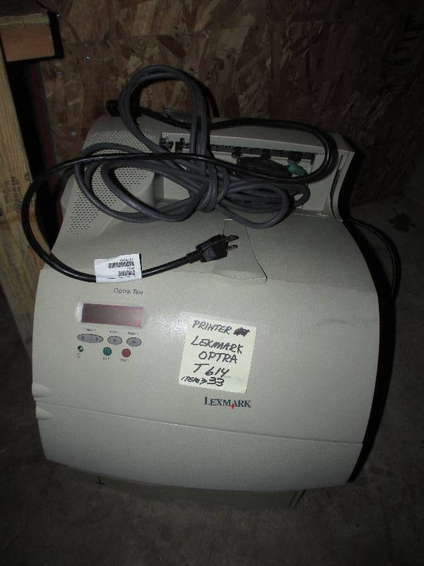 lot 36 image: lexmark optra T614 printer...
