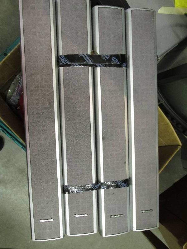 lot 56 image: lot of 4 panasonic xfinity speakers...