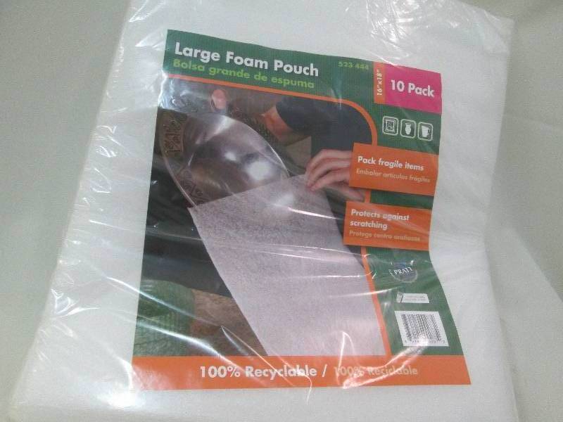 Box of large foam pouch padded prot...