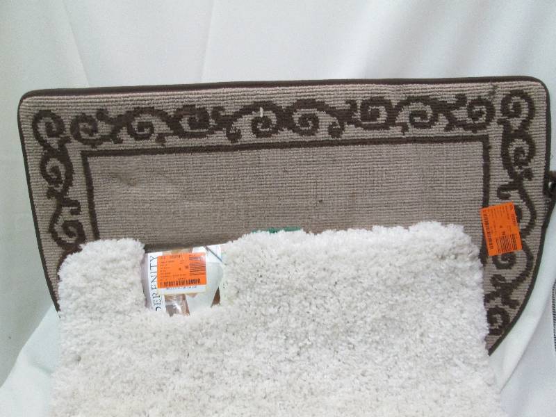 Lot of 2  1 browntan kitchen mat ...