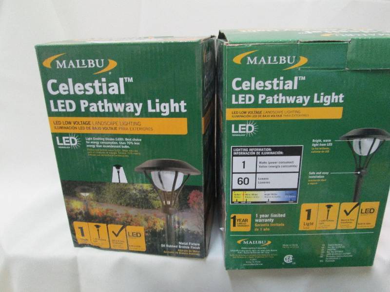 Lot of 7 Malibu Celestial LED Pathw...