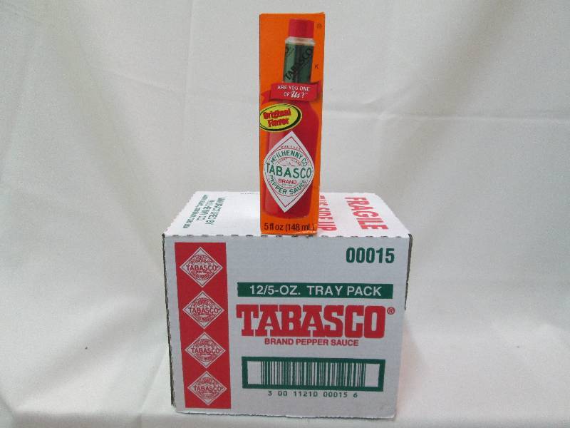 1 case of 12 - 5oz bottles Tabasco ...