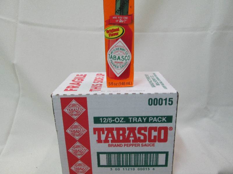1 case of 12 - 5oz bottles Tabasco ...