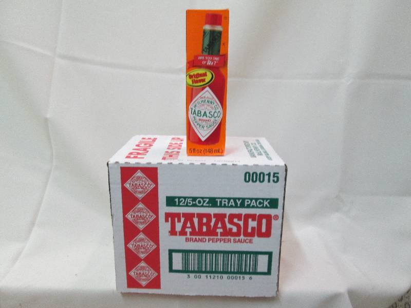 1 case of 12 - 5oz bottles Tabasco ...