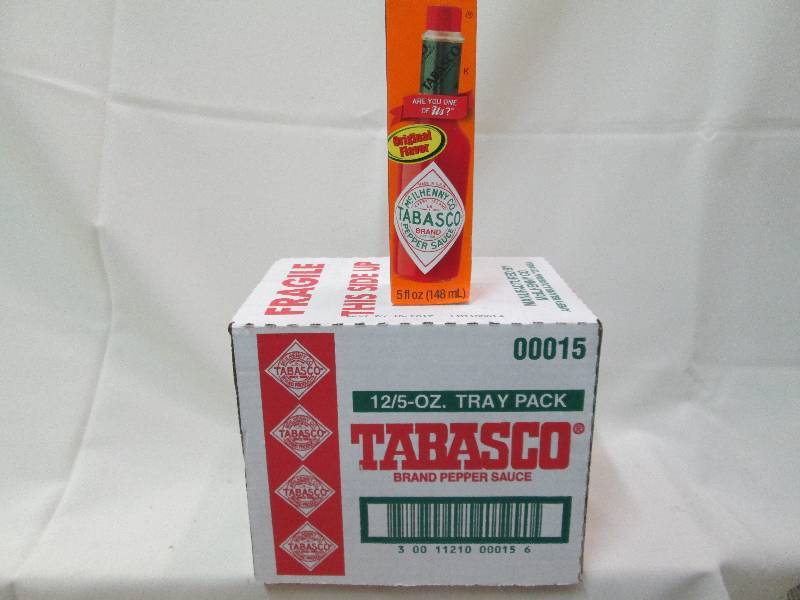 1 case of 12 - 5oz bottles Tabasco ...