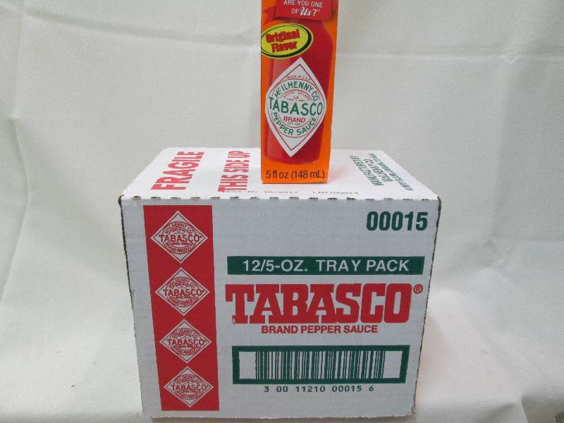 1 case of 12 - 5oz bottles Tabasco ...