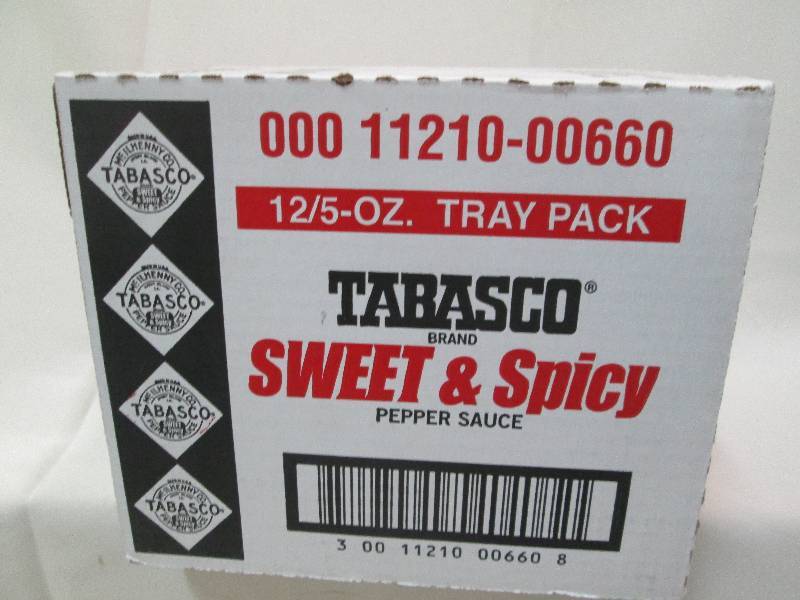 1 case of 12-5oz bottles Tabasco Sw...