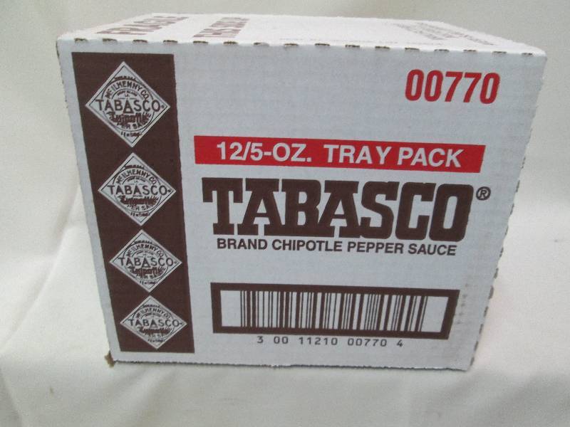 1 case of 12-5oz bottles Tabasco Ch...
