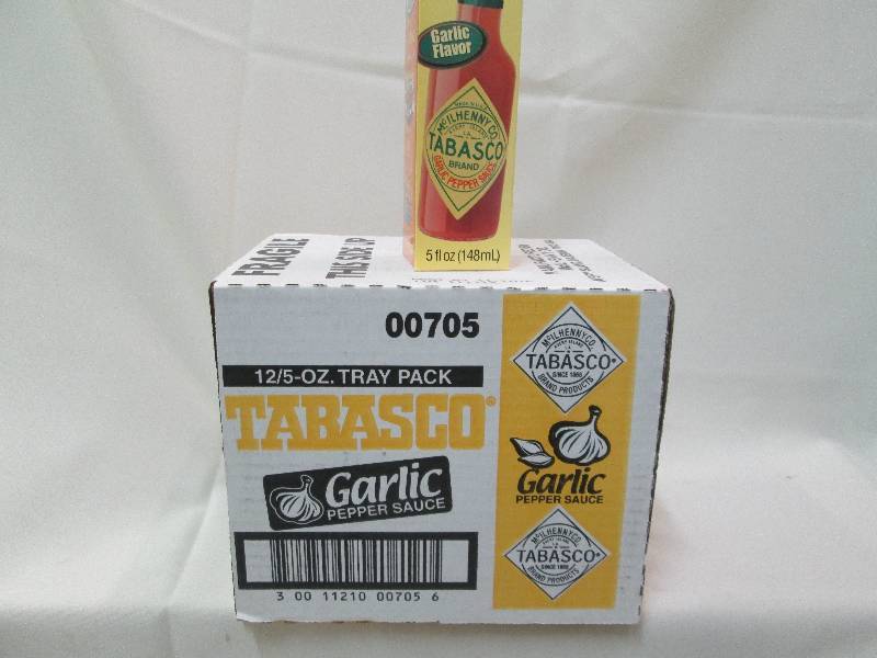1 case of 12 -5 oz Tabasco Garlic p...