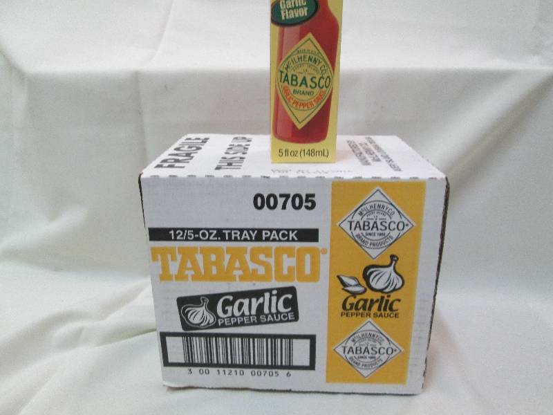1 case of 12 -5 oz Tabasco Garlic p...