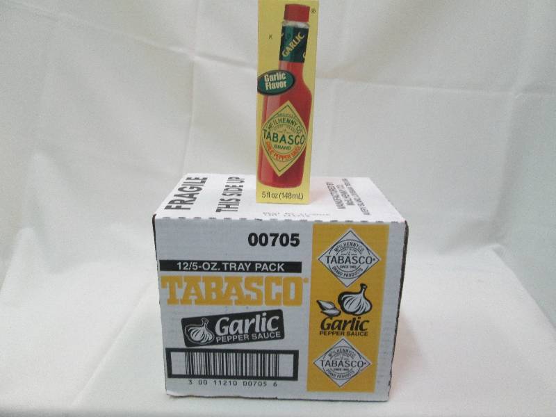 1 case of 12 -5 oz Tabasco Garlic p...
