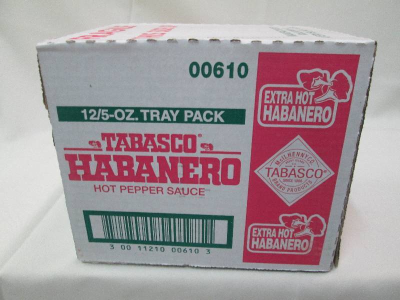 1 case of 12 -5 oz Tabasco Habanaro...