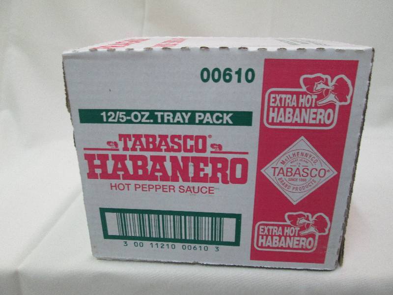 1 case of 12 -5 oz Tabasco Habanaro...