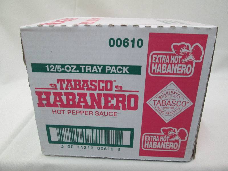 1 case of 12 -5 oz Tabasco Habanaro...