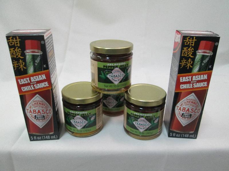 4- 10 oz jars Tabasco mild jalapeno...