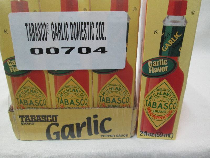 Case of 12-2oz bottles Tabasco Garl...