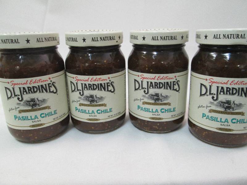 Lot of 4- 16 oz jars D.L. Jardines...
