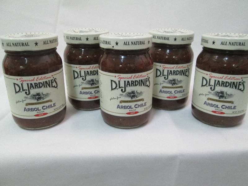 Lot of 5 - 16 oz jars D.L. Jardine...