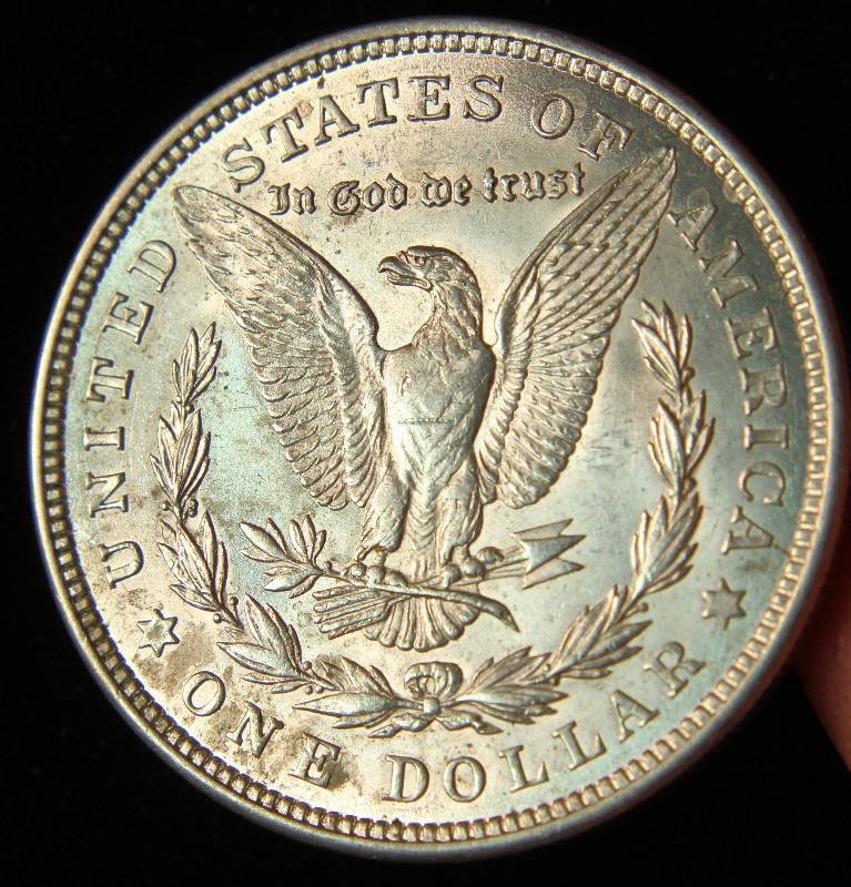 1921 MORGAN SILVER DOLLAR AU