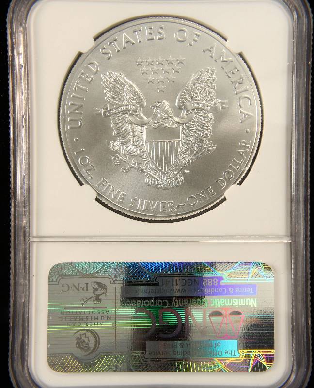 2015 AMERICAN SILVER EAGLE 1 TROY OZ. .999 FINE SILVER DOLLAR MS69 NGC EARLY RELEASE
