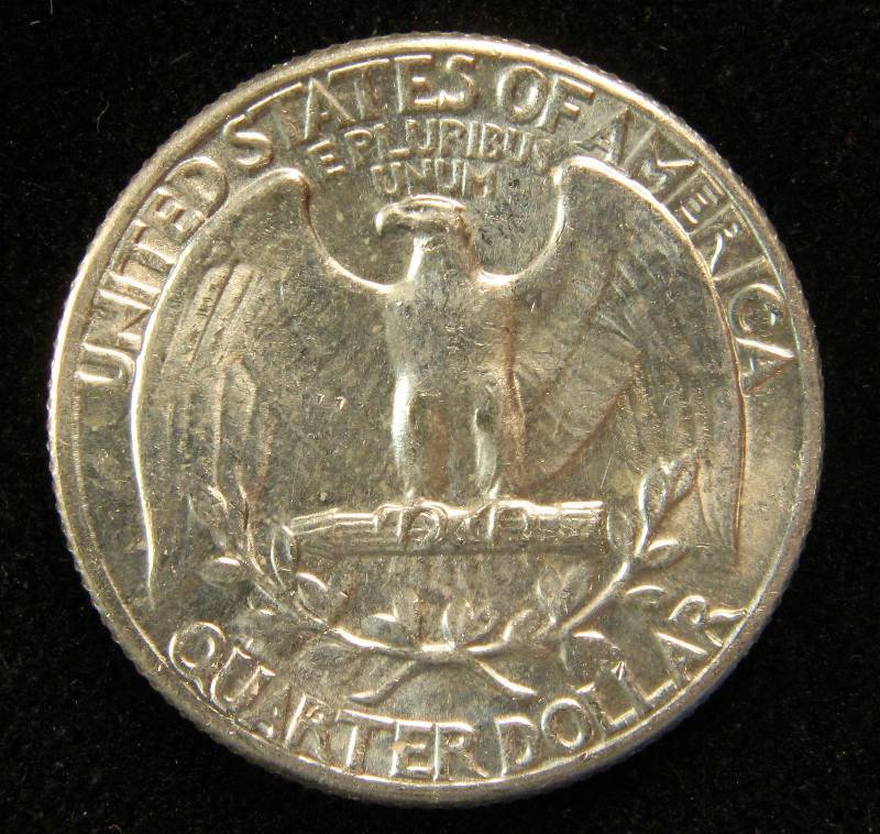 1963 WASHINGTON SILVER QUARTER UNC.