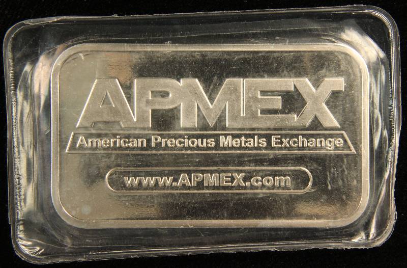 1 TROY OZ. .999 FINE SILVER APMEX BAR