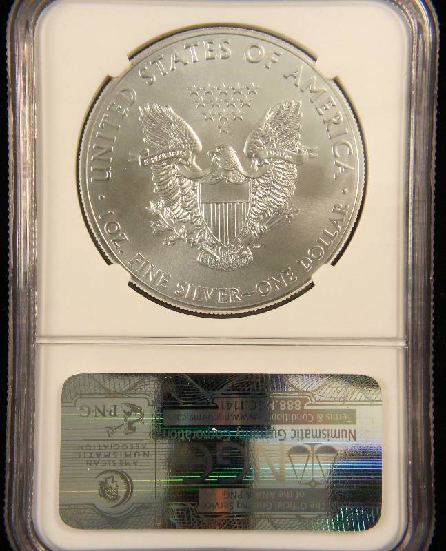 2015 AMERICAN SILVER EAGLE 1 TROY OZ. .999 FINE SILVER DOLLAR MS69 NGC EARLY RELEASE